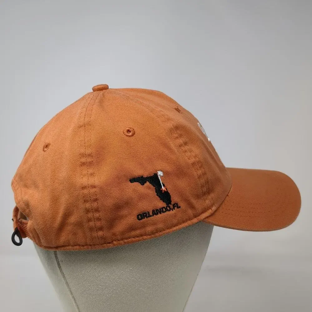 Ahead Baseball Cap Orange One Size Ridgewood Lakes Golf Country Club Florida Hat